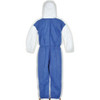 Hooded Disposable Coveralls, 4Xl, White, Tyvek(R) 400 D, zipper  TD127SWB4X0025CM