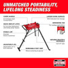 Adjustable Tripod Chain Vise, 1-8 in to 6 in Pipes, 49-1-2 in Max H, Foldable  48-22-8690