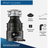Insinkerator 1-3 HP Badger 1 Garbage Disposer with Power Cord, 1 Year Warranty BADGER 1 W/CORD 495320