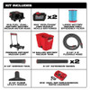 Milwaukee Tool Wet-Dry Vacuum Kit, 12 gal, 4 1-4 hp 0930-22HD