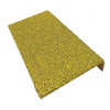 Anti-Slip Stair Nosing Steel Yellow, 35 13/32 in W x 7/64 in Thick