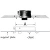SELKIRK RV 6 In. x 6-5/8 In. x 17 In. x 12 In. Pipe Support Assembly 106400