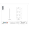 Nvent Caddy Rigid Box Support, Steel, Single and Double Gang Box Type RBS16HD