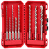 8 pc. 2-Cutter M/2 SDS-Plus Rotary Hammer Drill Bit Set