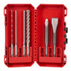 6 pc. 4-Cutter MX4 SDS-Plus Rotary Hammer Drill Bit and Chisel Set