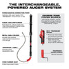 Milwaukee Tool TRAPSNAKE 6' Toilet Auger Cable 48-53-3576