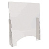 Deflecto Sneeze Guard,Polycarbonate,CleaR,PK2 PBCTPC3136P