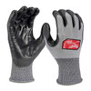 Cut-Resistant Coated Gloves, Cut Level A4 ,Dipped ,Polyurethane ,Smooth ,L 12 PK
