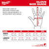 Milwaukee Tool Work Gloves,Style Knit,10.82 L",PK12 48-73-8744B Milwaukee Tool Work Gloves,Style Knit,10.82 L",PK12 48-73-8744B