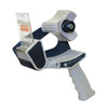 Tape Dispenser, 2 in Max. Tape Width, 3 in Tape Core Dia., Pistol, Plastic, Blue