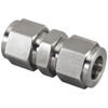 Brennan Industries Strt, SS, Comp. 3/8 in, Comp. 1/2 in N2403-06-06-SS