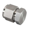 Brennan Industries Cap, Stainless Steel, Compression 1-4 in N2408-04-SS