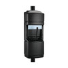 2 gal Rectangular Cleaning Can/Trash Can, Black, 14 3/4 in