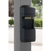 2 gal Rectangular Cleaning Can-Trash Can, Black, 14 3-4 in  750801
