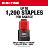 Milwaukee Tool Staple Gun, 18 ga, 12 V DC 2448-20