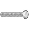 Not Graded, 1-4"-20 Hex Head Cap Screw, Plain Brass, 3-4 in L, 50 PK  1YB21