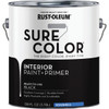 Rust-Oleum Sure Color Eggshell Black Interior Wall Paint and Primer, Gallon 380218 787378