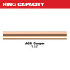 Milwaukee Tool M18 FORCE LOGIC Press Ring, For 1-1/8 in Copper (HVAC) Pipe 49-16-2657M