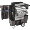 Flexcart Black,Light Duty,Tool Utility Cart FC-100CSWAT