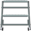 Ballymore 19 in H Steel Rolling Ladder, 2 Steps, 450 lb Load Capacity 218PSU