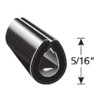 Trim-Lok Black Vinyl Edge Guard 250 ft L, 5/16 in H EGB-250