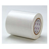 Floor Marking Tape, vinyl, Solid, White, 6 in W., 5 mil Thickness