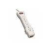 Tripp Lite Power Strip, Surge, 7 5-15R, 5-15P, 7 ft., Light Gray SUPER7TEL
