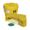 Spill Kit, 15 gal Volume Absorbed per Kit, 20 gal Capacity, Drum, Yellow, 47