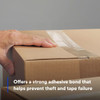 Scotch Carton Sealing Tape, 2.1 mil, Clear, PK6 371+