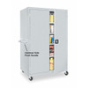 Solid Door Storage Cabinet, 36 in W, 78 in H, 24 in D, Light Gray  TA4R362472-05