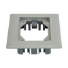 Floor Sub-Plate, Floor Box Type, 1 Gang, PVC