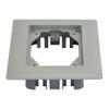 Floor Sub-Plate, Floor Box Type, 1 Gang, PVC  PFBRFGY1