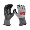 Cut-Resistant Coated Gloves, Cut Level A3 ,Dipped ,Polyurethane ,Smooth ,L 12 PK