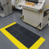 Notrax Interlocking Drainage Mat, 1 in Thickness, PVC, Black 620S3060BY