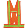 Ergodyne Break Away Sash, Polyester, Orange, 3XL 8140BA