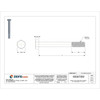 Grade 5, 5-16"-18 Hex Head Cap Screw, Zinc Plated Steel, 3 in L, 50 PK  U01200.031.0300