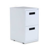 Alera Metal Pedestal File,14 7/8W,x19,2-Drawer ALEPAFFLG