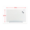 Universal Frameless Magnetic Glass Marker Board,36 UNV43202