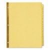 Avery Dennison Binder Index,1-31 Tabs,11x8-1/2,PK31 11308