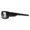 Edge Eyewear Caraz, Safety Glasses, Anti-Scratch, Clear Lens, Black Frame, Full-Frame HZ111-SP
