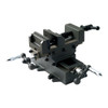 Hhip 4" Heavy Duty Cross Slide Vise With Metric Dial 3900-2704