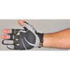 Framer(TM) Mechanics Gloves, Synthetic Leather Palm, Nylon Back, M, Black