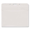 Advantus Badge Holder,Clear,Horizontal,PK50 AVT-75603