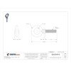 Eye Bolt With Shoulder, 5-8"-11, 2-1-2 in Shank, 1-3-8 in ID, Steel, Plain  K2027-2-1/2-SS