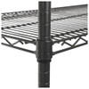 Alera NSF Certified 4-Shelf Wire Kit,Caster-Li ALESW604818BA