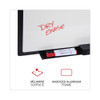 Universal One Dry Erase Board,Melamine,48x36,Blk UNV43629
