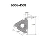 Hhip 16Nr-18UN TiALN Coated Internal Threading & Grooving Insert 6006-4518