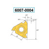 Hhip 11ERA60 TiN Coated External Threading Carbide Insert 6007-0004