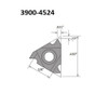 Hhip 16Nr-24UN TiALN Coated Internal Threading & Grooving Insert 6006-4524
