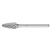 Pferd Tools Carbide Bur,SCTI SF-51,1/8",Double Cut 23322